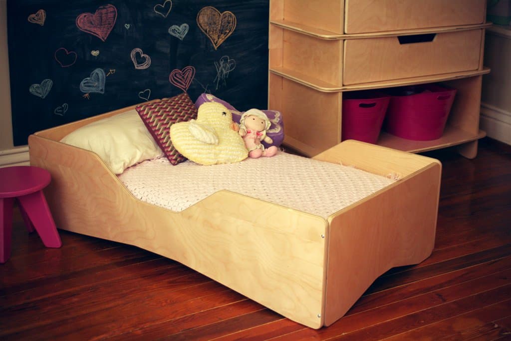 Blonde Aero Toddler Bed