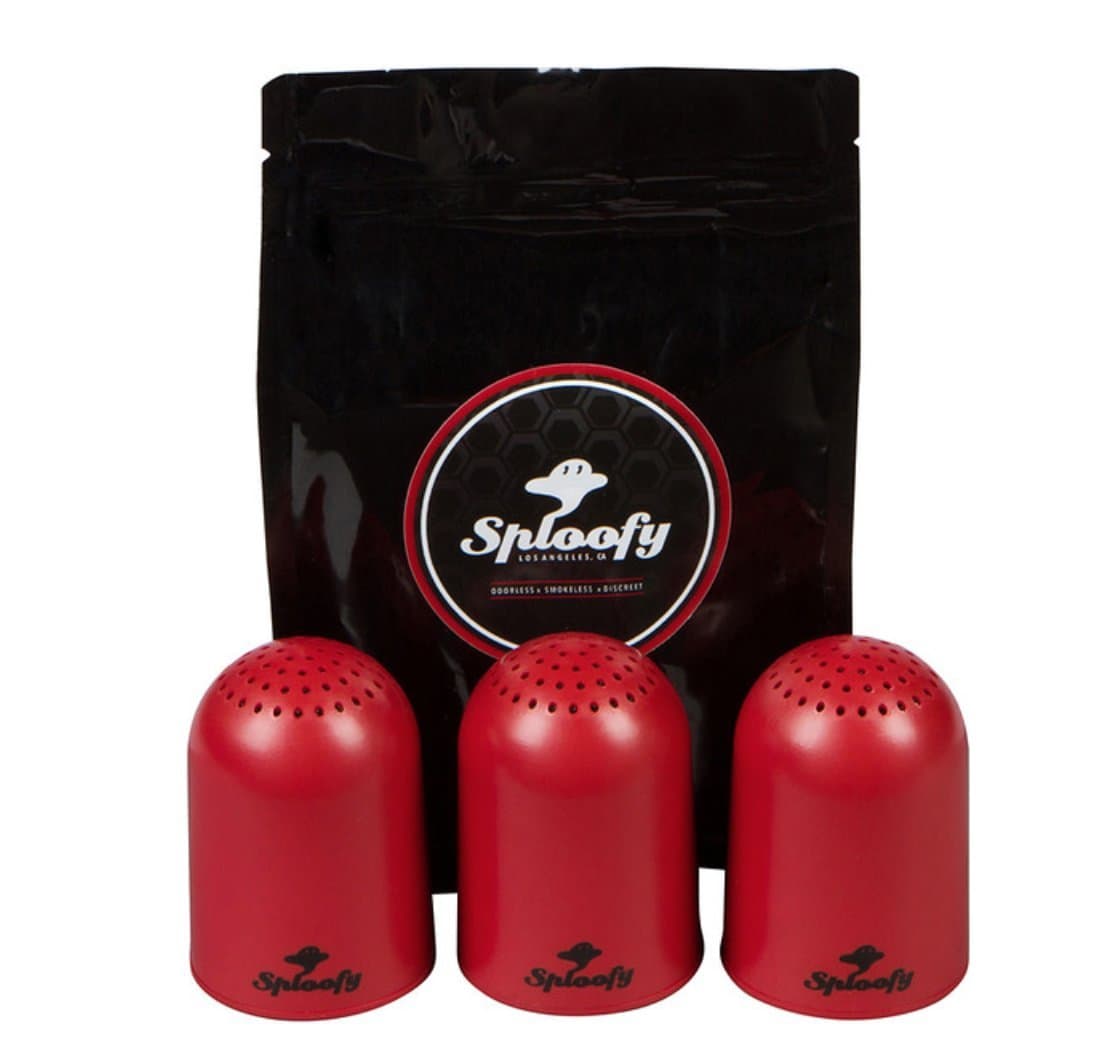 Sploofy Smoke Air Filter Replacement Cartridges - RED Three Pack