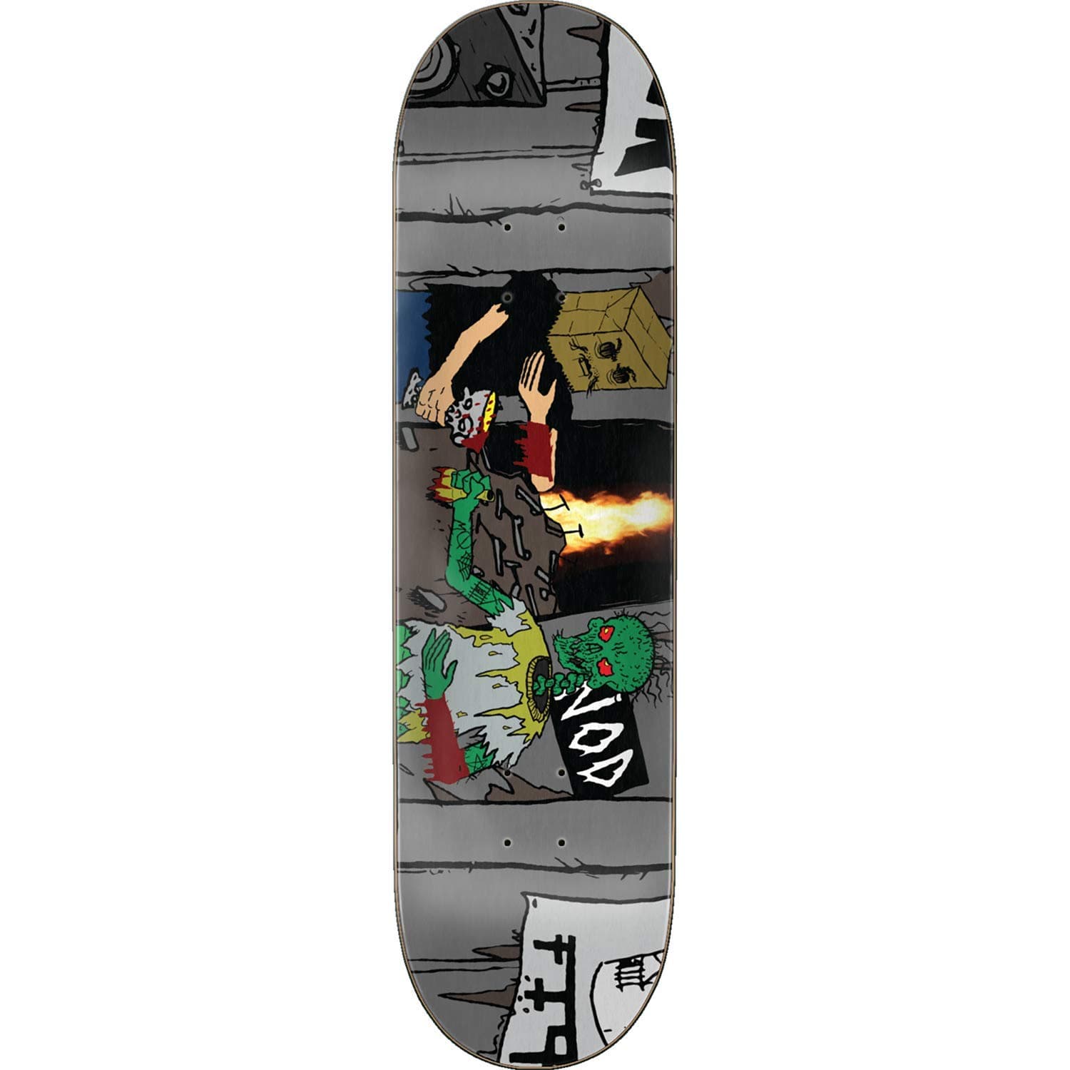 Creature Hitz Bagman Vs Larb Skateboard Deck -8.8 - Assembled AS Complete Skateboard
