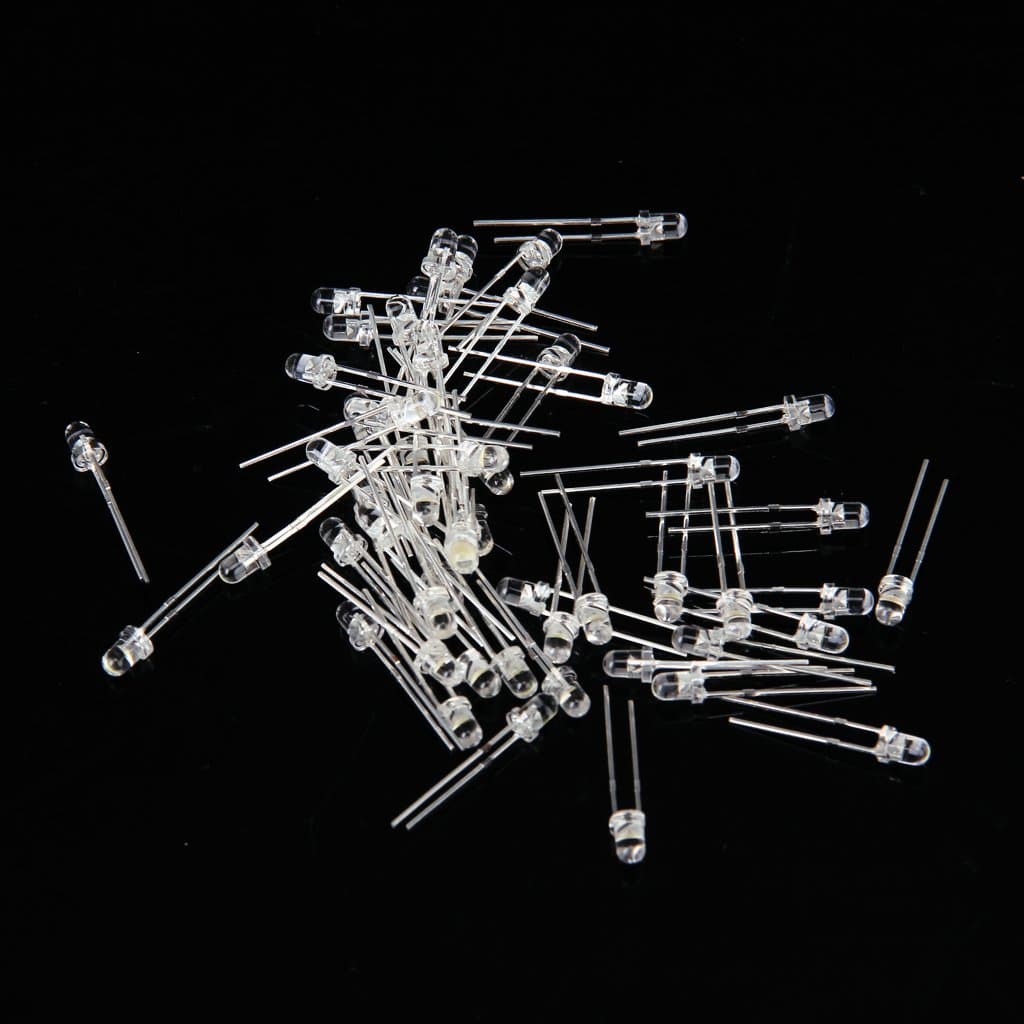MagiDeal 100pcs 3mm White