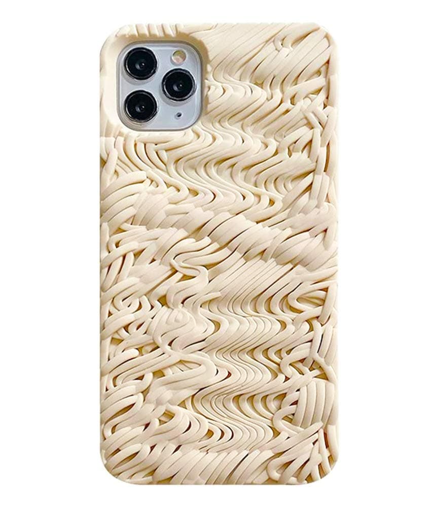 UnnFiko 3D Noodles Case Compatible with iPhone 7/ iPhone 8, Creative Cool Cute Fun Soft Silicone Protection Case Cover (Noodles, iPhone 7/8 / SE)