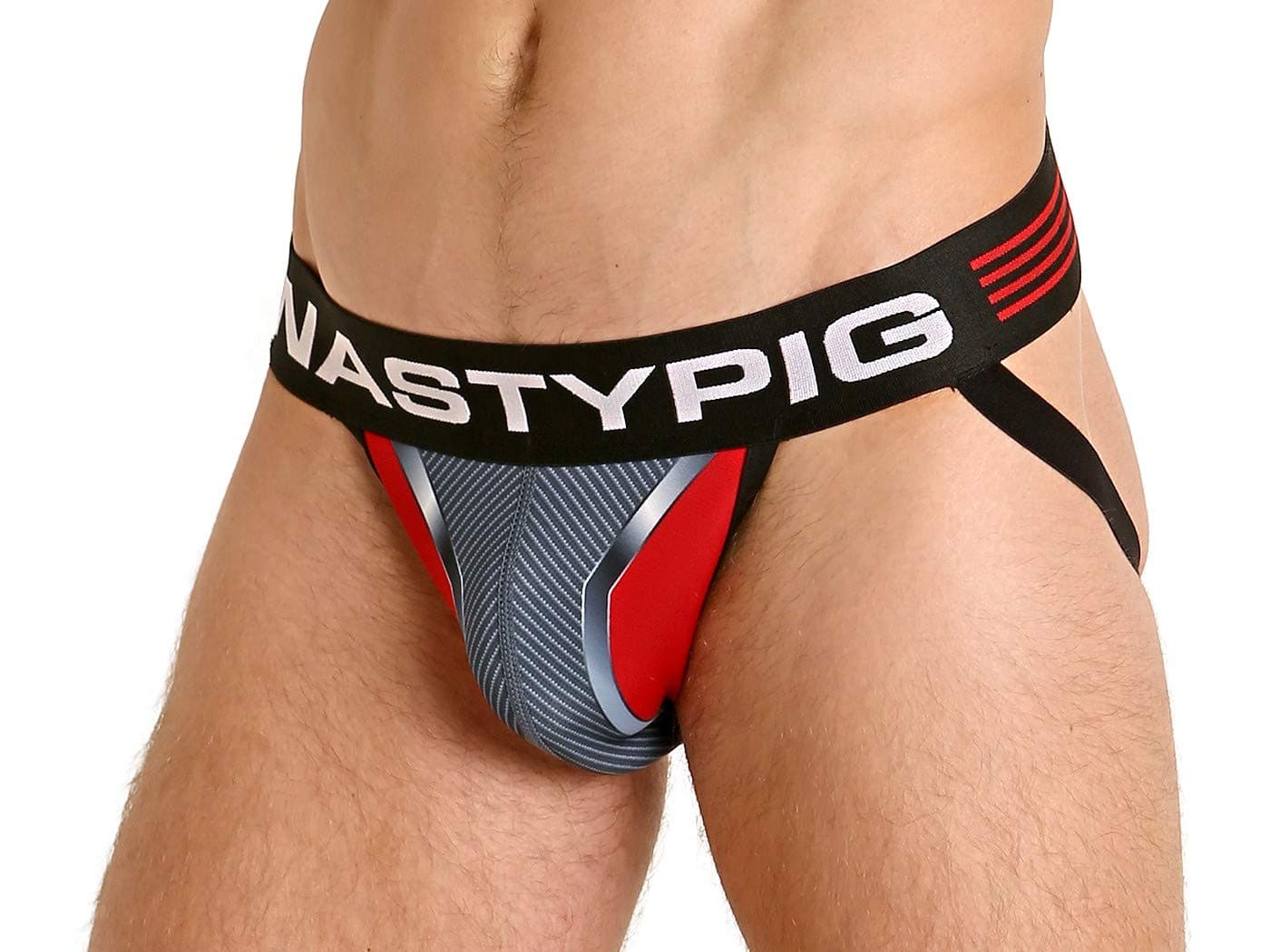 Nasty Pig Carbon Jockstrap Red