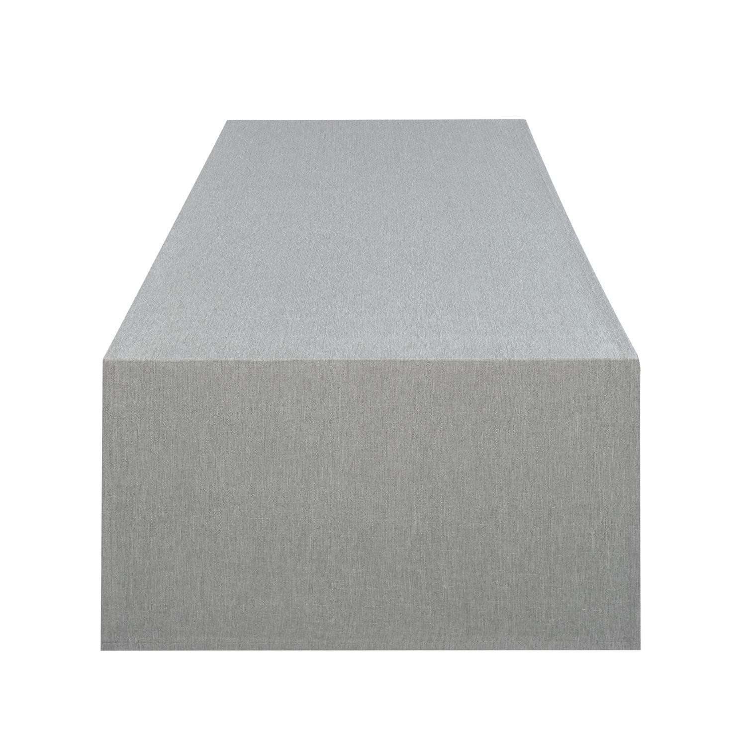 Table Runner VIENNA grey premium, stain resistant, all-season, rectangular 40x140 cm