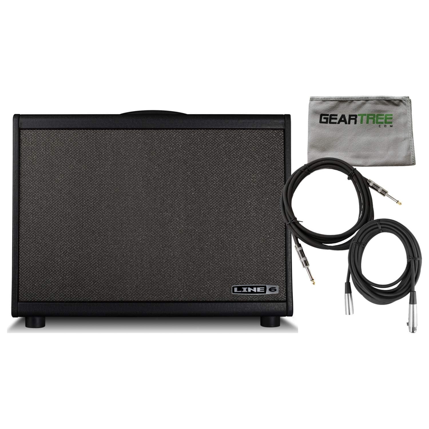 Line 6 PowerCab 112 Active Guitar Speaker System for Modelers w/Polish Cloth an