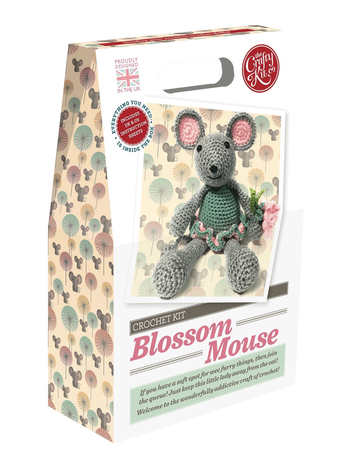 New Blossom Mouse Crochet Kit