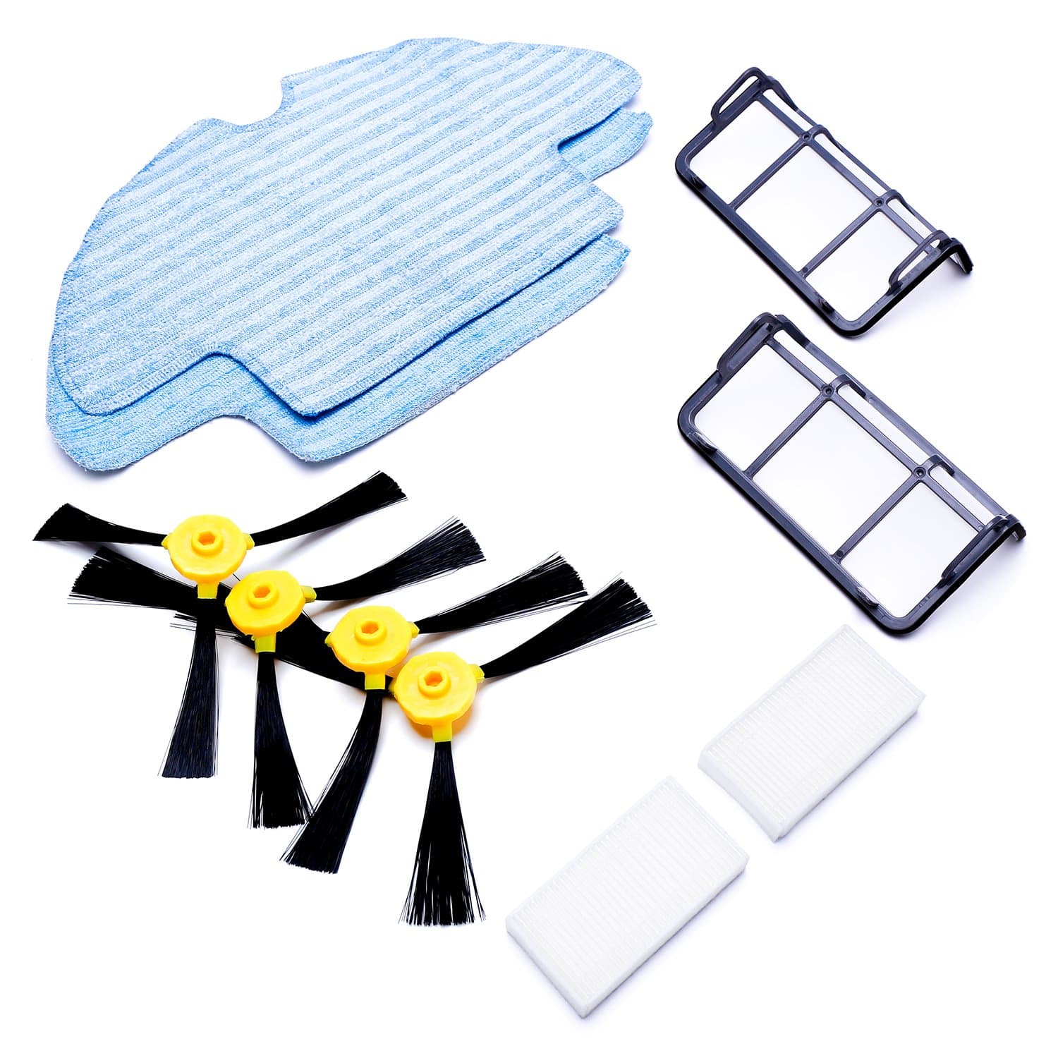 Eventer Smart Robot Vacuum Cleaner, Automatic Self-Charge HEPA Filter for Low-Pile Carpet and Hard Surface/Black (UR-7000S)