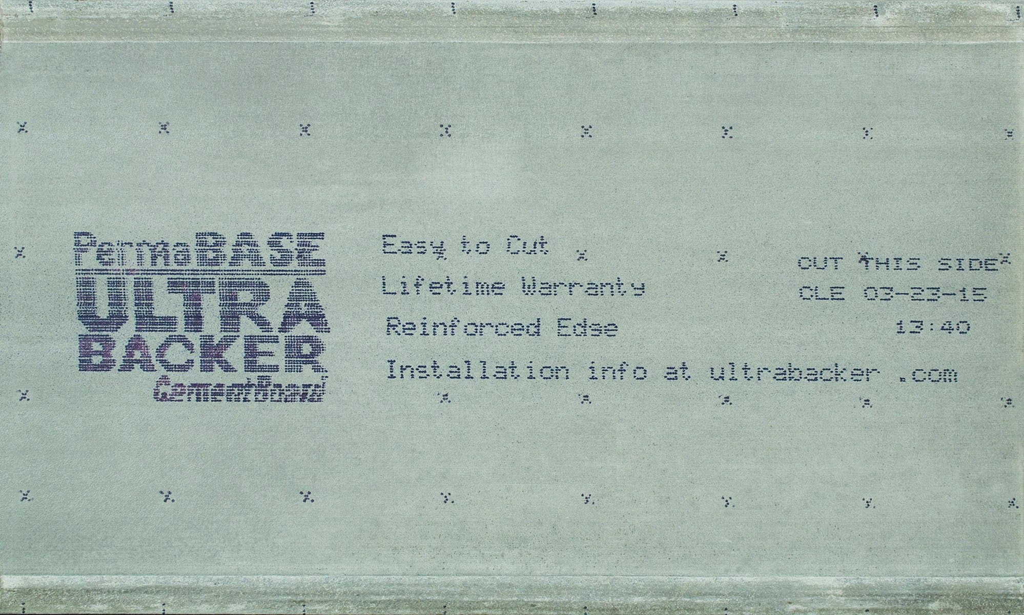Ultrabacker 1/4 in. x 3 ft. x 5 ft. Cement Board