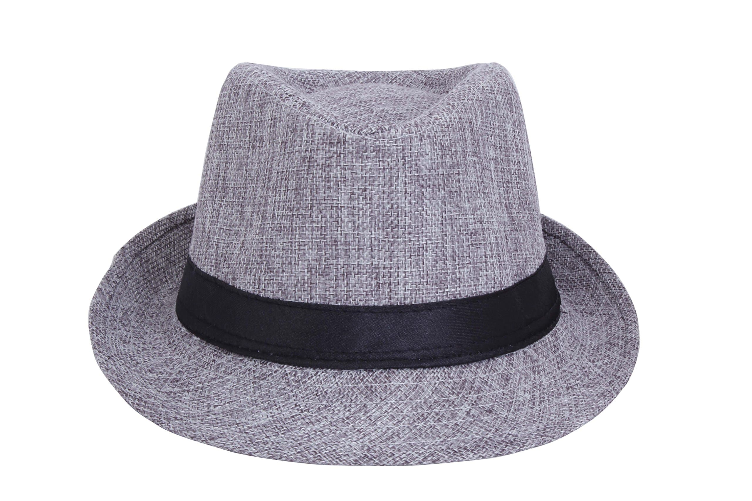 FabSeasons Mens Fedora Hat HM16gray