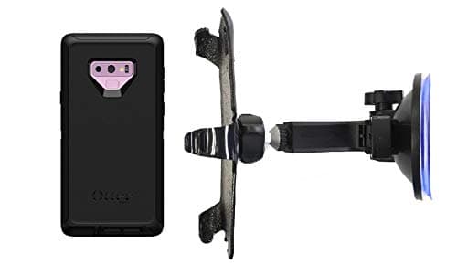 SlipGrip Car Holder for Samsung Galaxy Note 9 Using Otterbox Defender Case HV
