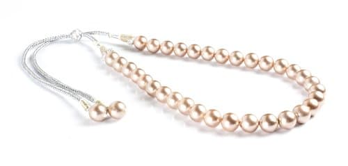 Nornament golden shell pearl necklace string