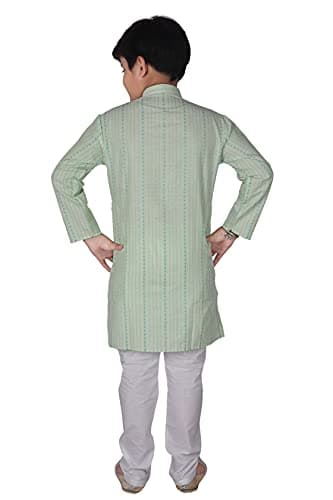 Pro-Ethic Style Developer Boy's Cotton Striped Kurta Pyjama For s | Kurta Paijama Set