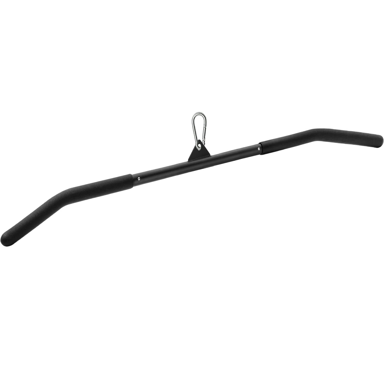 39.37 Inch LAT Pulldown Bar Attachment for Pulley Cable Machine, Curl Tricep Press Down Bar with Rubber Handle, LAT Pull Down Bar Accessories for Gym, Strength Workout, Muscle Building