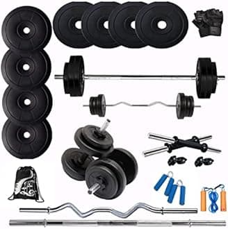 Bodyfit Fitness Home Gym Set (10kg-100kg) dumbles Set for Home Gym & Fitness Equipment,Exercise Set. (56 Kg Gym Set)