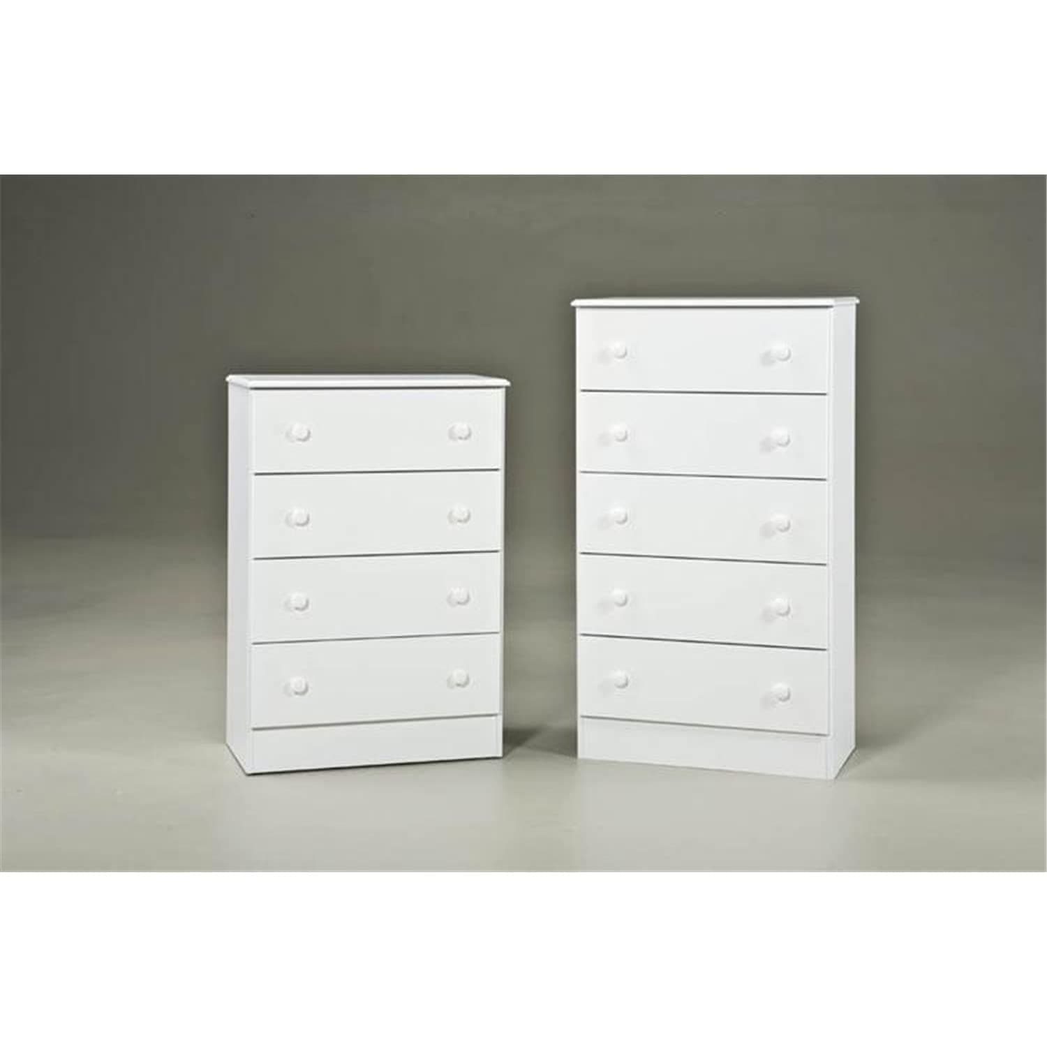 White Chest 4 Drawer
