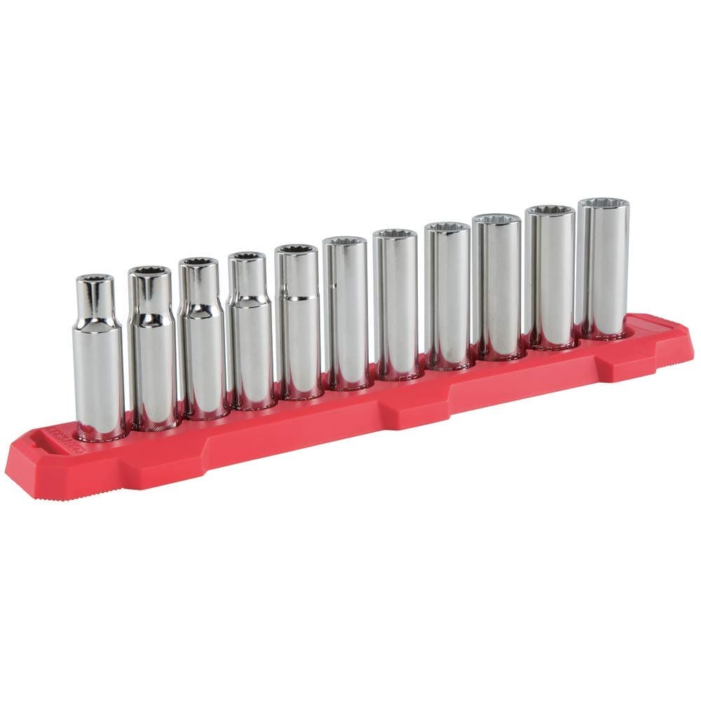 Deep Socket Set, 1/2-Inch Drive, Metric, 11-Piece (CMMT12049)