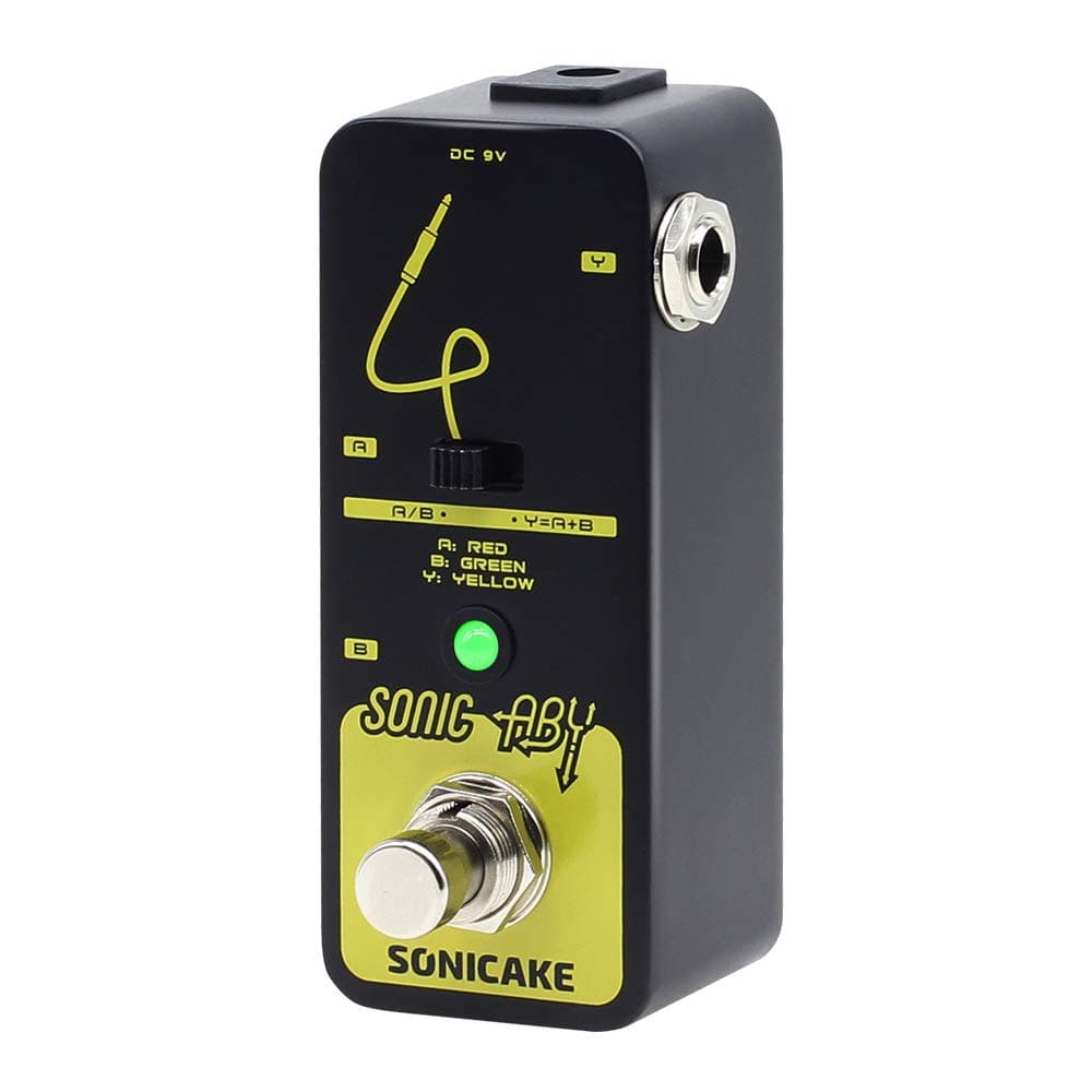 SONICAKE Sonic ABY Pedal Line Selector AB Switch Mini Guitar Effects Pedal True Bypass