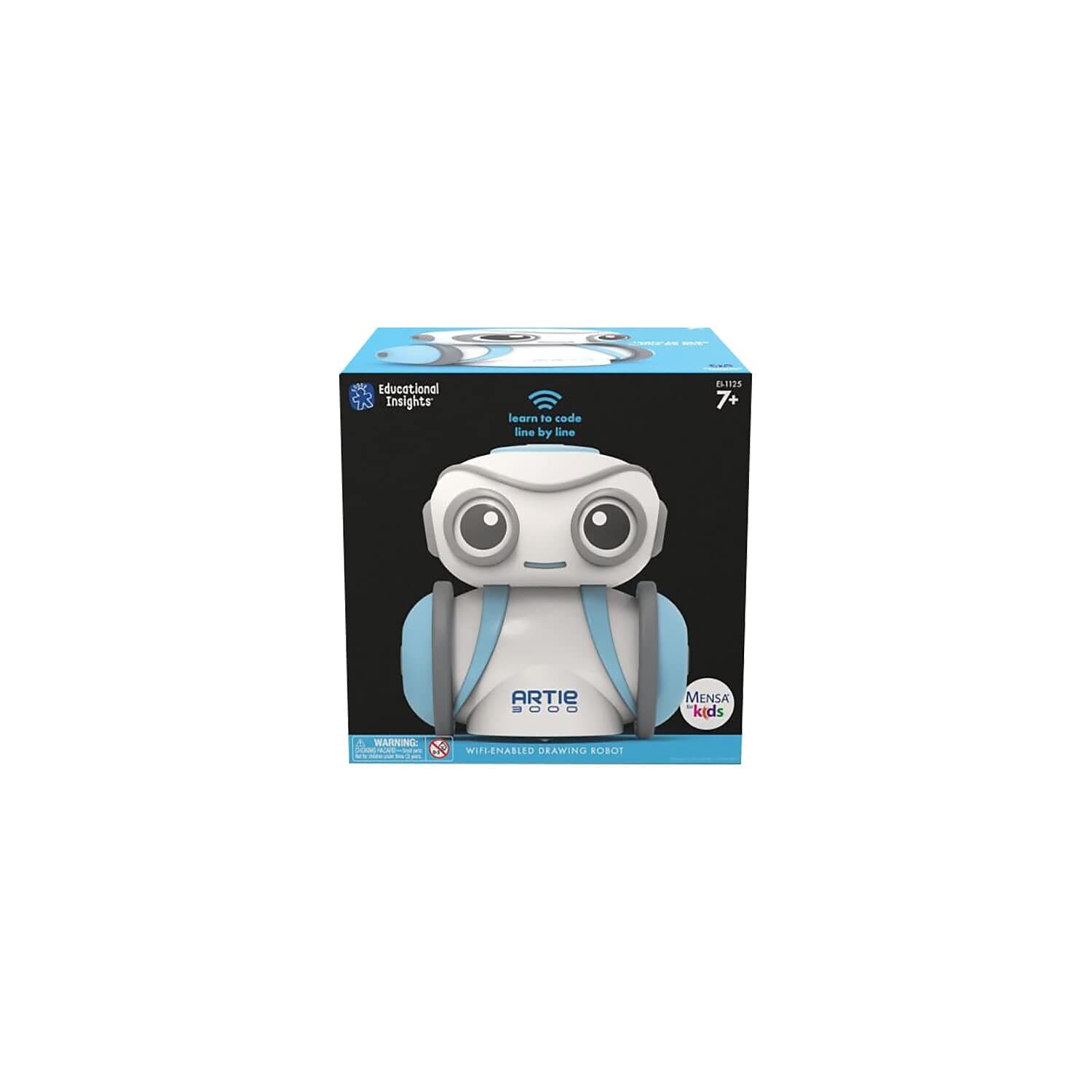 Educational Insights Artie 3000 the Coding & Drawing Robot - STEM Robot Toys & Coding for Kids, Learn Programming and Robotics, Programmable Interactive Toy for Boys and Girls Ages 7+