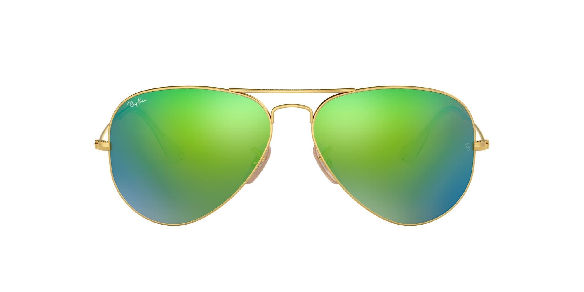 RB3025 Classic Mirrored Aviator Sunglasses