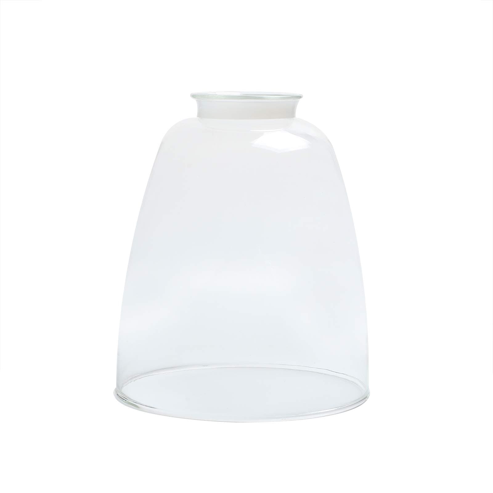 Permo Lighting Fixture Replacement Oval Cone Clear Glass Shade