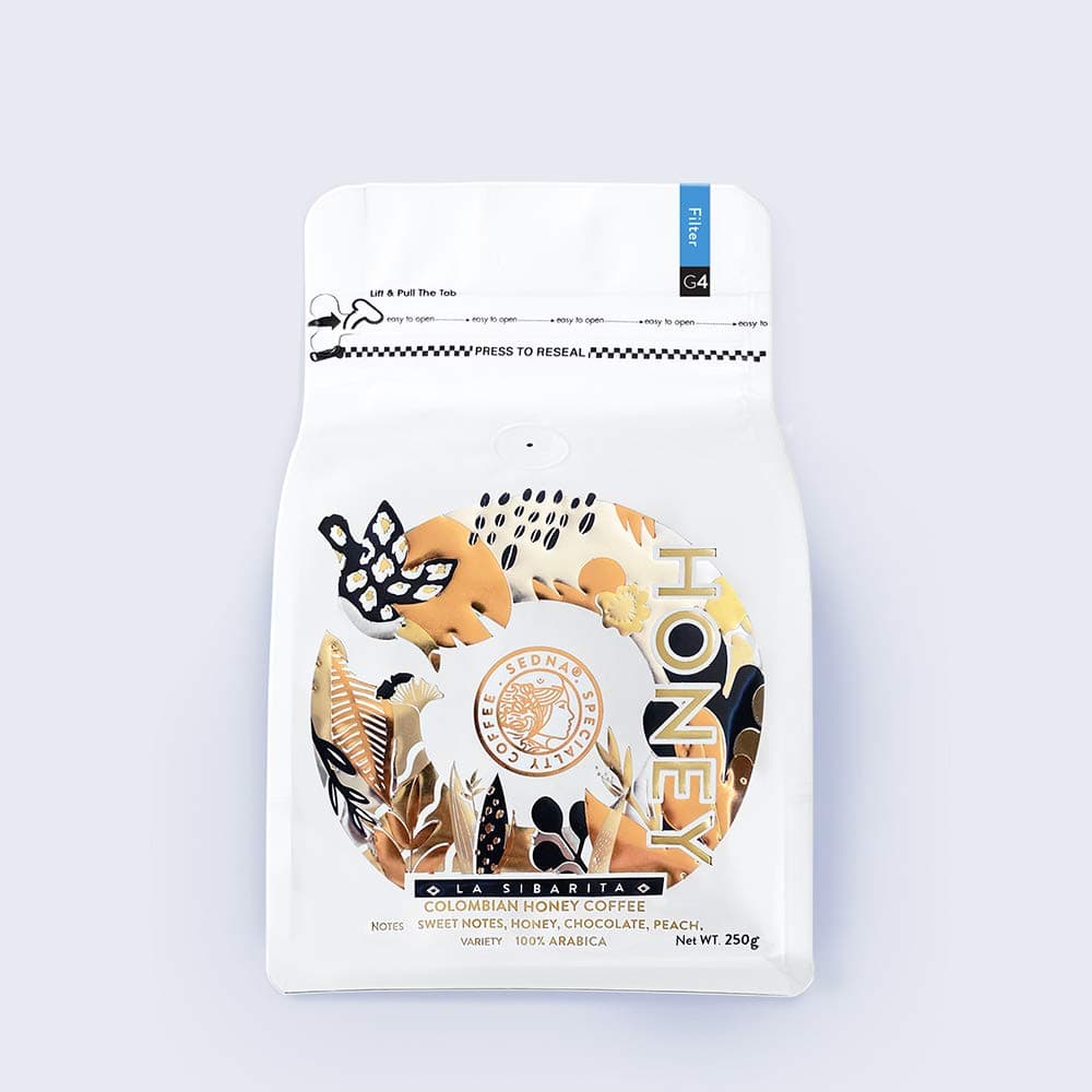 SEDNA Specialty Coffee - Colombian HONEY Process- FILTER Ground - Medium Roast - 250g