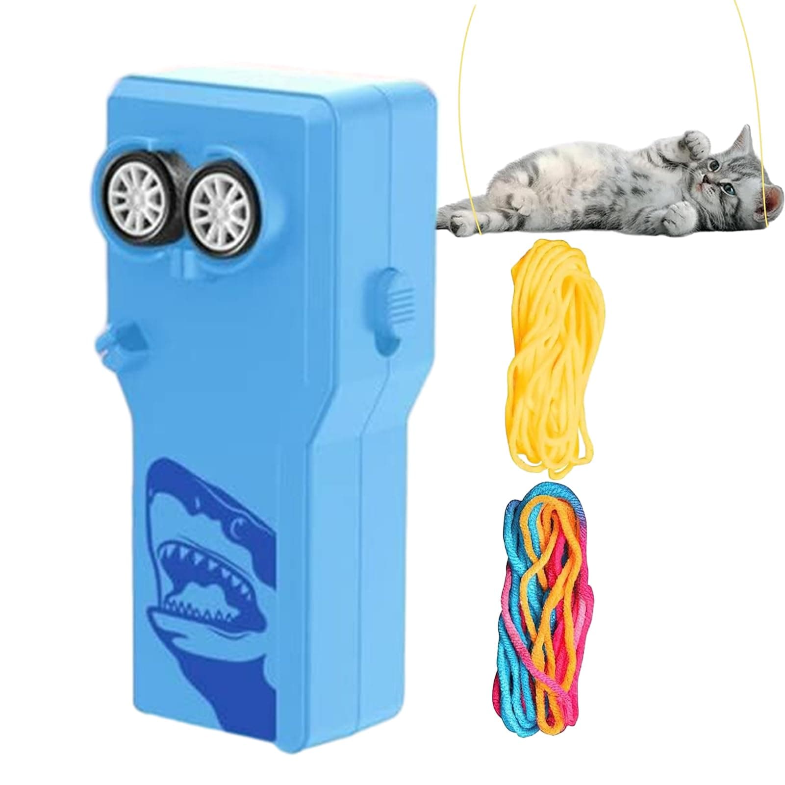 weiting Toy Loop String Toy Rope Launcher Propeller String Shooterm Handheld Rope Launcher Toy Novelty Looplasso Rope Launcher Sensory Toys For Cats Kids