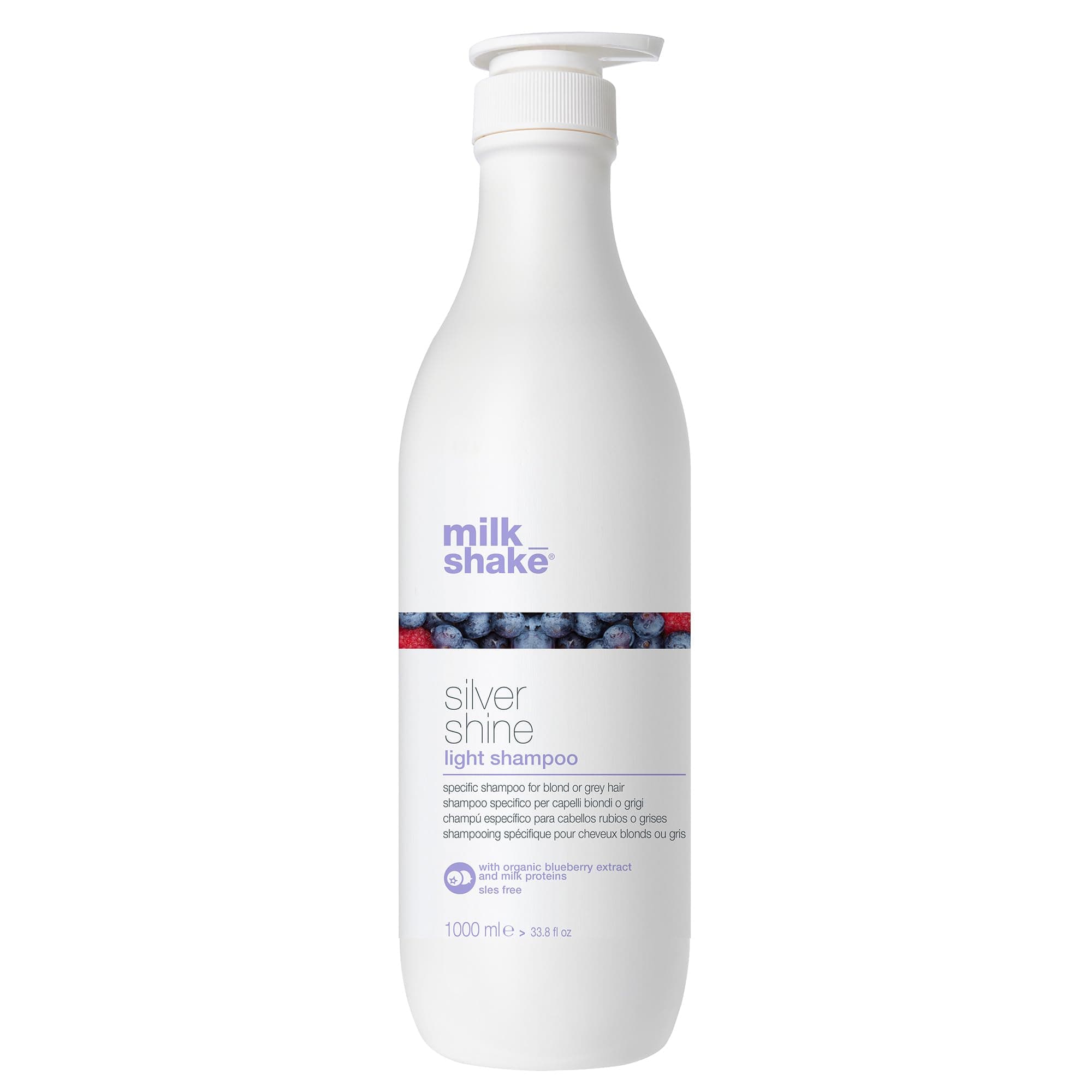 Silver Shine Light Shampoo 1000 ml, grey, (Pack of 1)