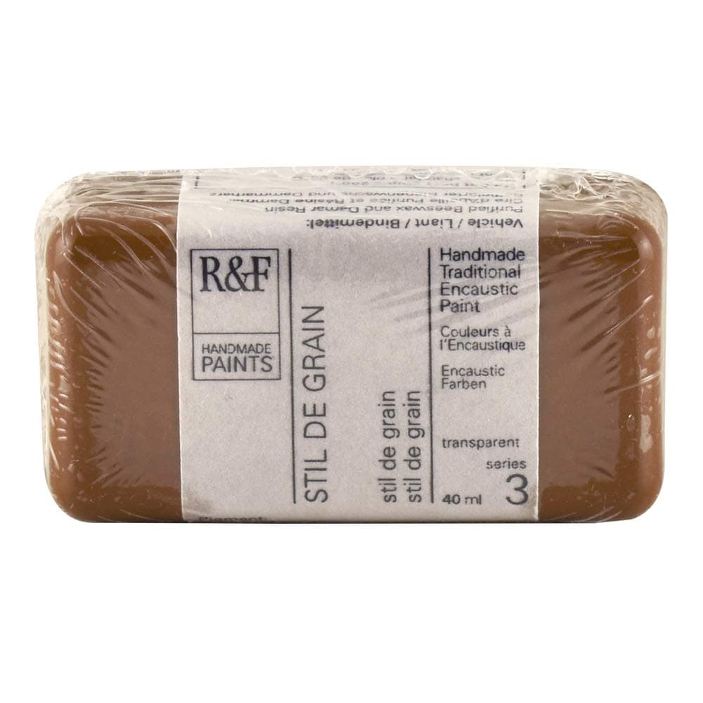 R&FEncaustic 40ml Cake, Stil de Grain