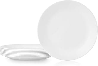 Dinner Plates, 8-Piece, Winter Frost White 1135857