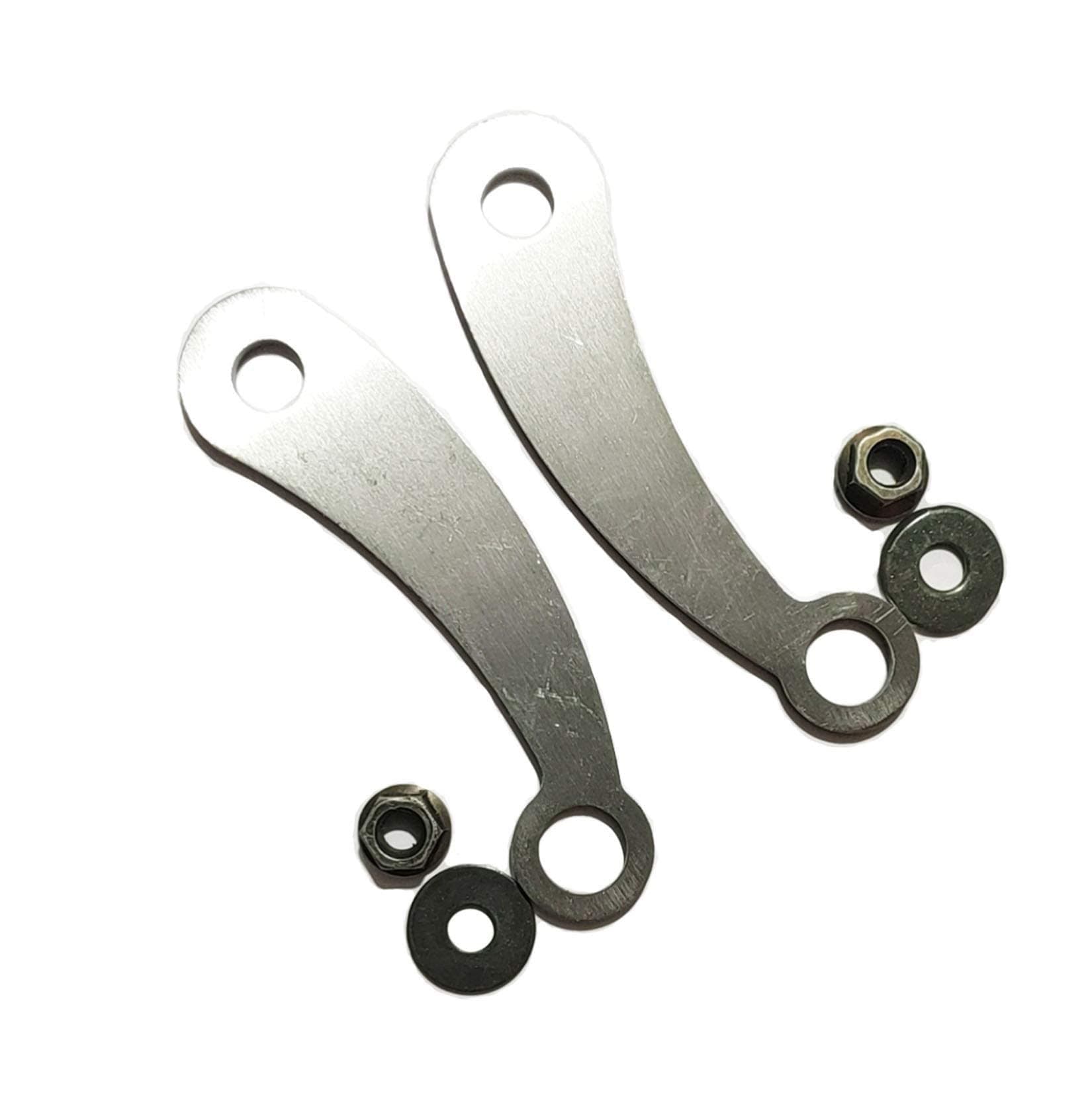 SAMDO Universal Motorcycle Speedometer Bracket Stainless Steel 304 Speedometer Mount (2pcs) with Screw Nuts (1 Pair)