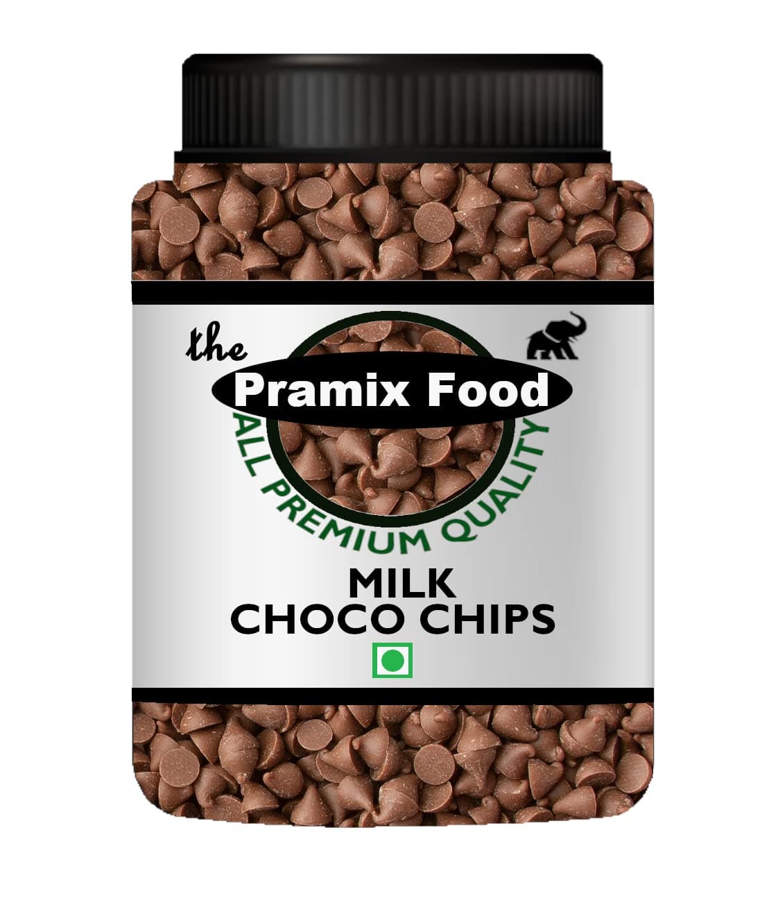 - Pramix Milk Chocolate Chips, Choco Chips For Cake Decoration,Baking,Ice Cream (Milk Choco Chips) - 900g