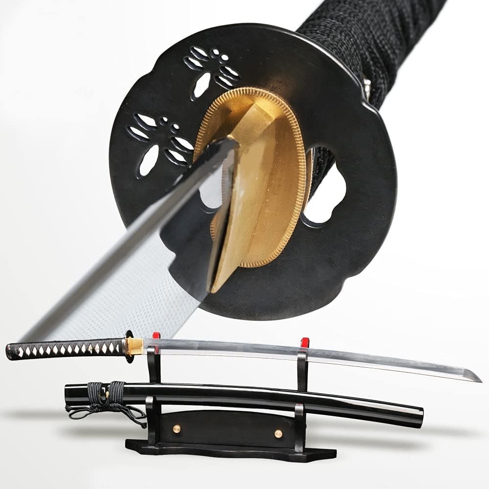 Munetoshi Performance Cutting Katana Samurai Sword T10 Differentially Hardened B