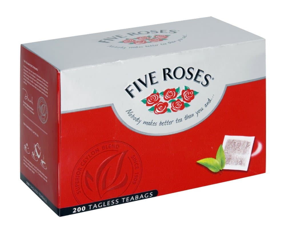 Five Roses Tea, 200 Tagless Teabags