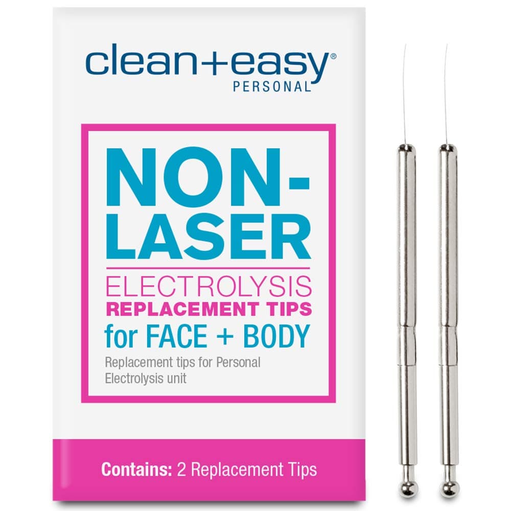 clean+easy Non-Laser Electrolysis Replacement Tips