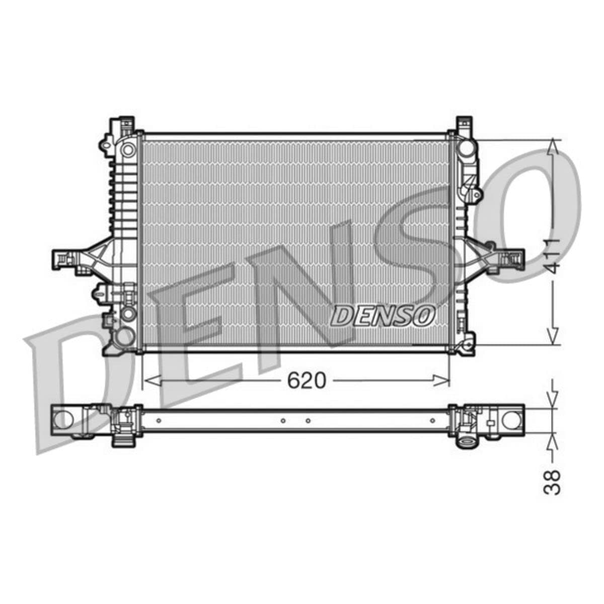 Denso DRM33066 Radiator