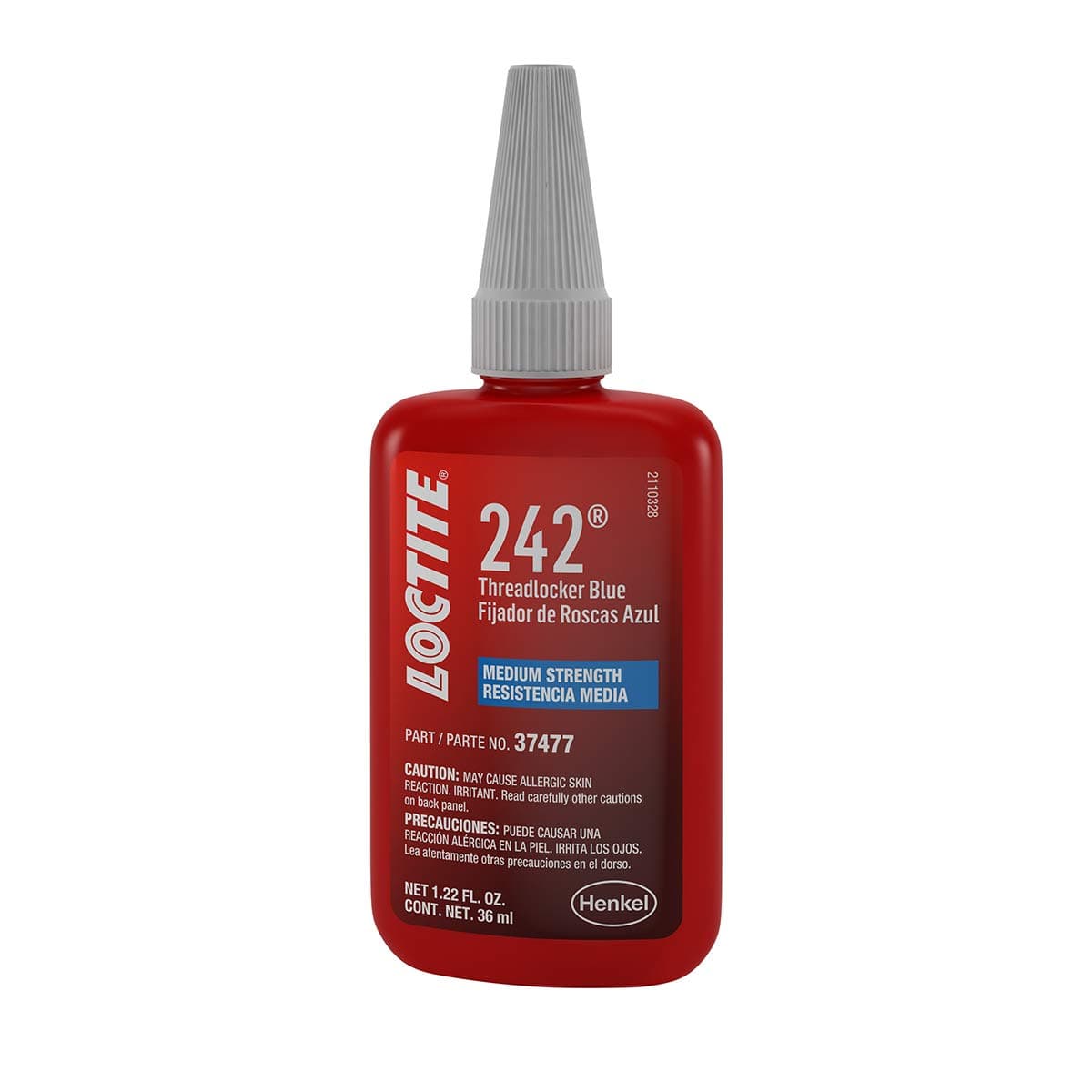 37477 Blue Threadlocker (242 36-Mililiter Bottle)