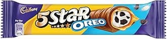 5 Star Oreo Chocolate Bar, 42 Gram ( Pack of 10 ) 420 Grams