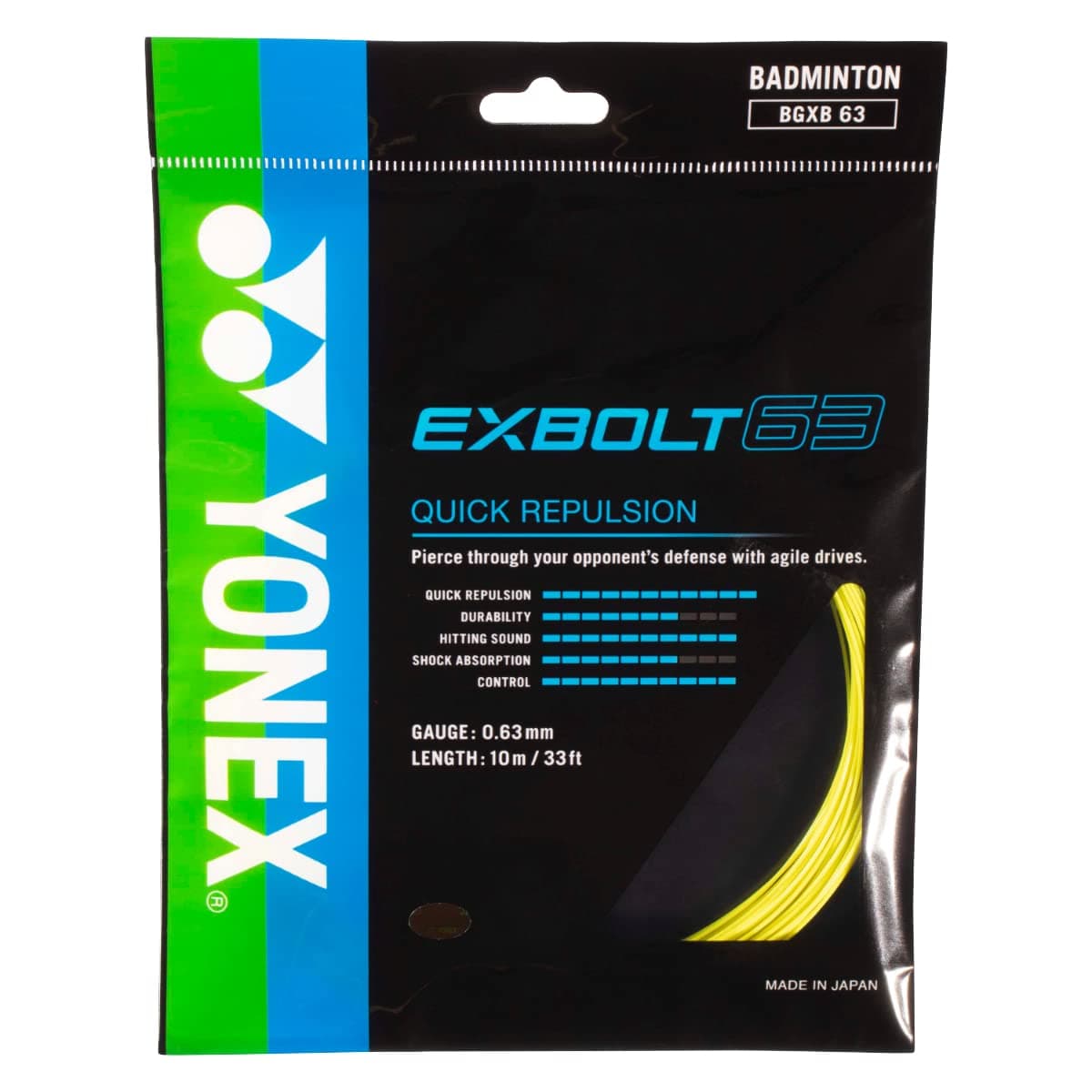 EXBOLT 63 Badminton String Set BGXB63 (10M)