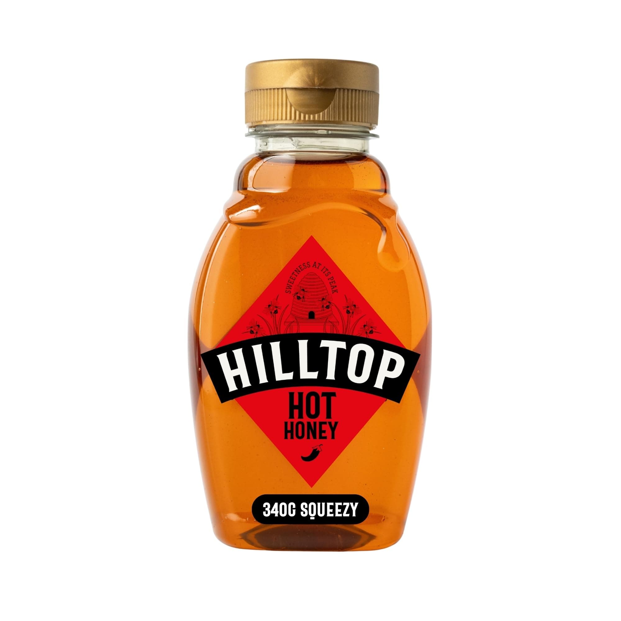 – Hilltop Honey - Hot Honey -Squeezy Bottle - 340g