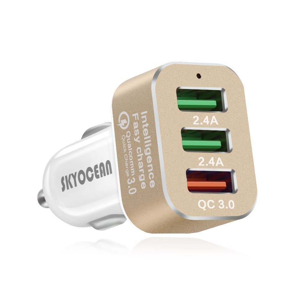 Fast Car Charger Adapter with Quick Charge 3.0