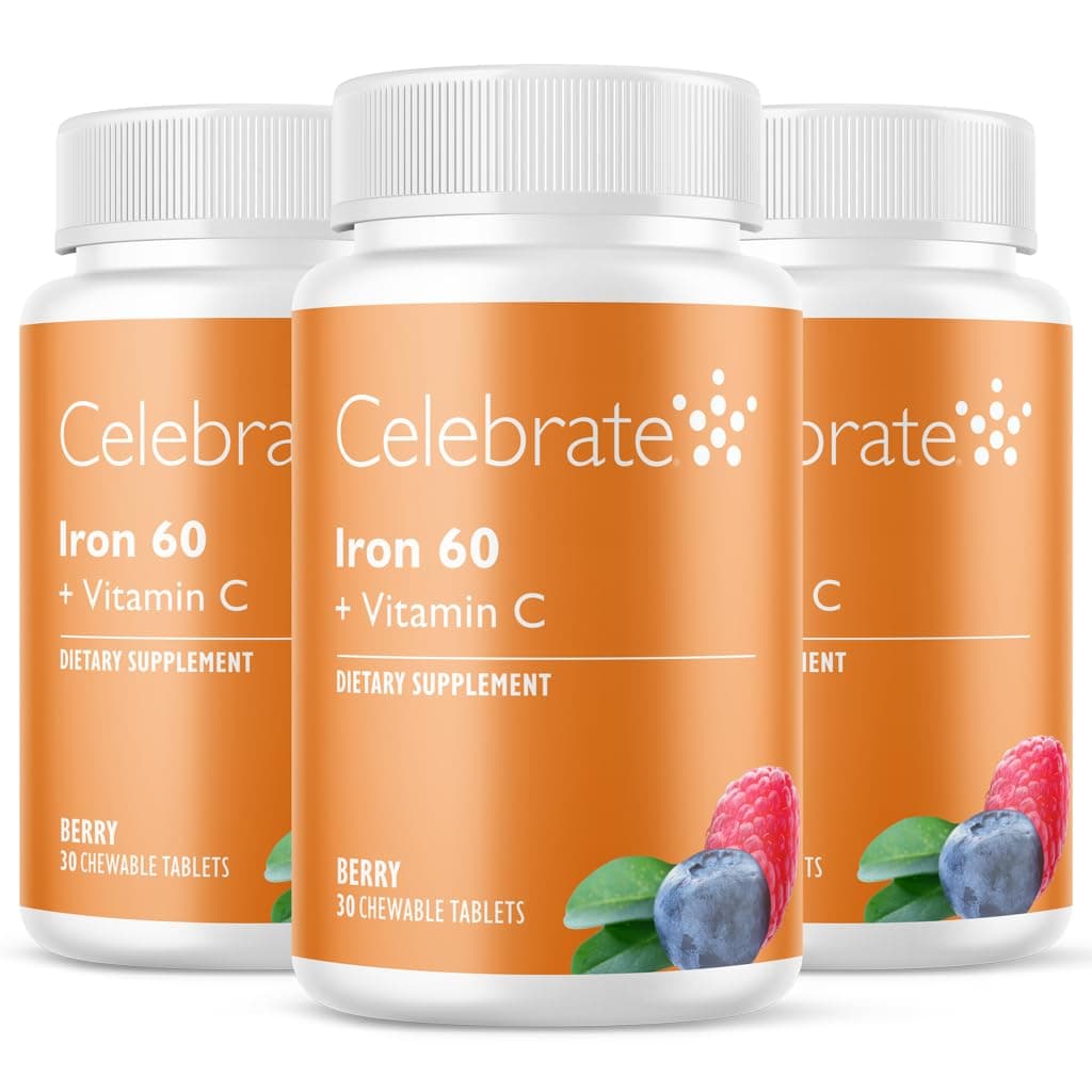 Celebrate Iron + C 60 mg chewable Berry - 90 Count