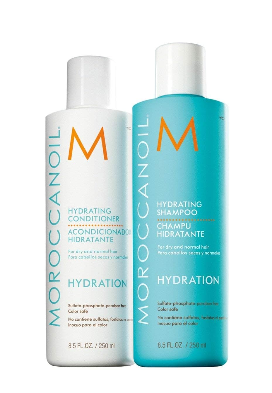 Hydrating Shampoo and Conditioner Combo Pack, 250ml Each