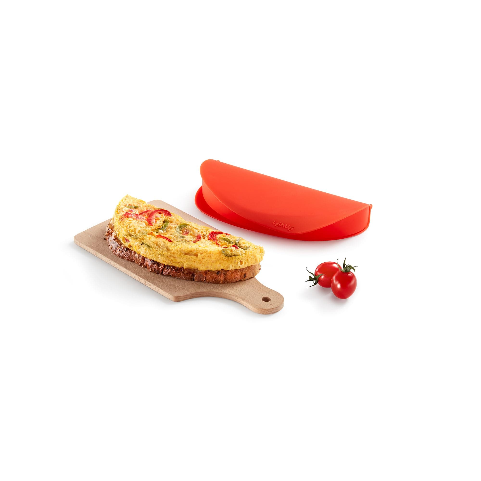 Lékué - Microwave Omelette Maker, 250 ml, Red