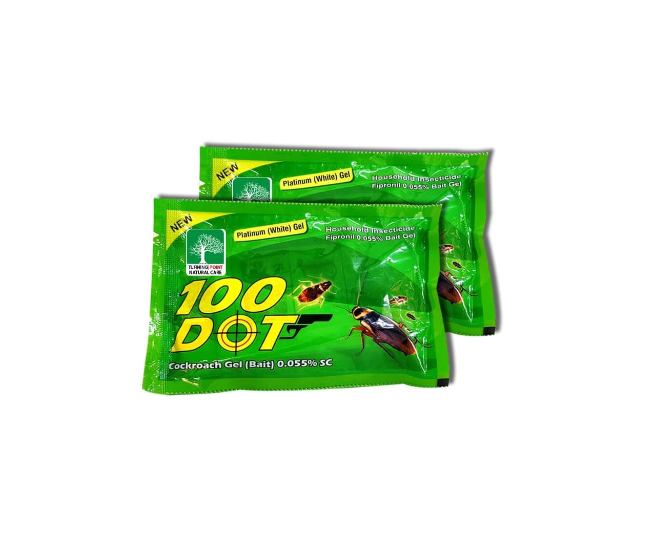Turning Point 100 DOT Cockroach Gel For Roach,Home/Office/Kitchen 30 gram Each Tube (Pack Of 2 Tubes)