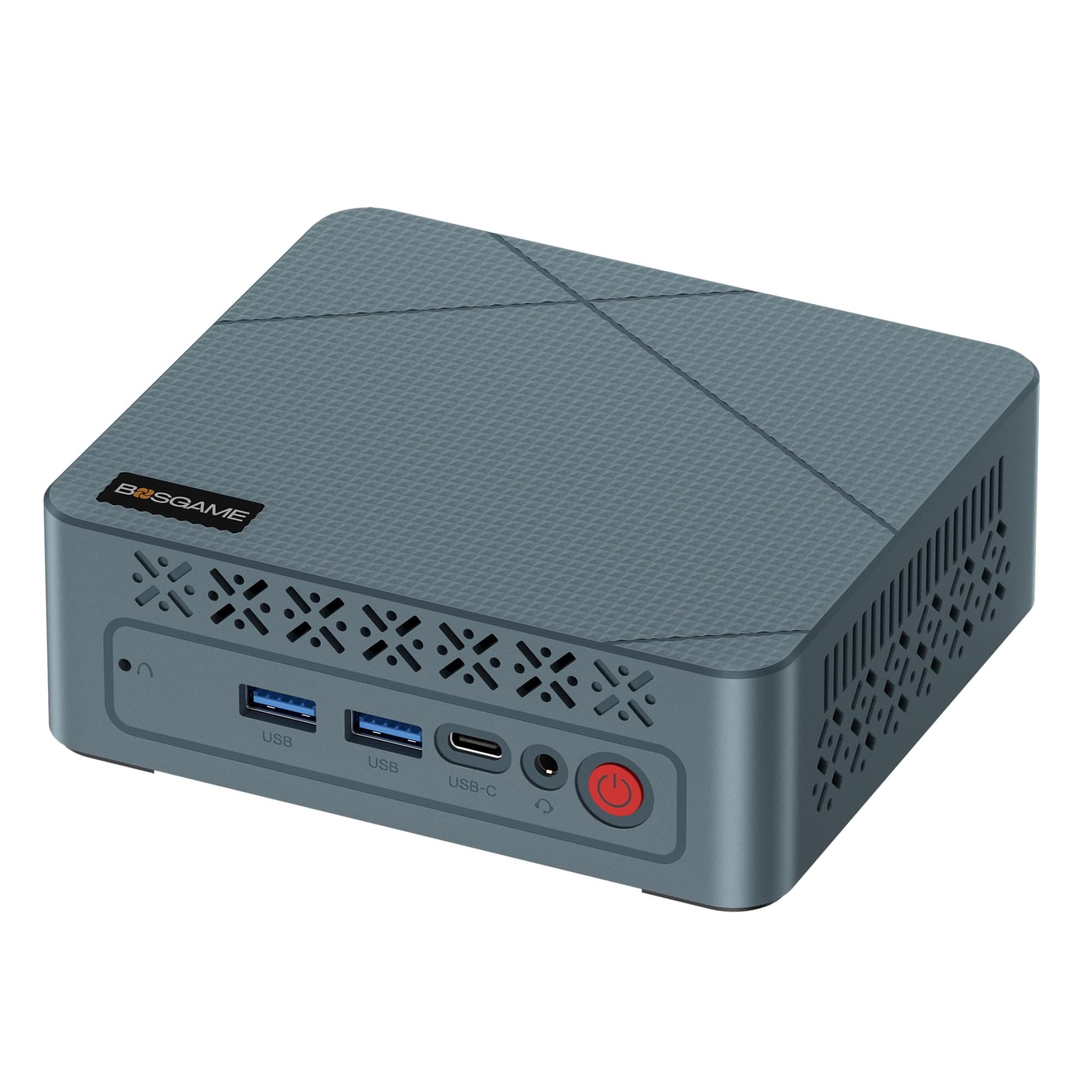 E2 Mini PC Ryzen 5 3550H(Max 3.7GHz) Dual Channel DDR4 Mini Computers, 16GB RAM 512GB NVMe SSD, Dual HDMI, 4X USB Ports, 1x RJ45 Ethernet Ports, Wi-Fi 5, BT5.0