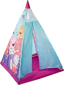 John Original Teepee Play Tent Playhouse Peppa Pig with Plastic Poles, 72807