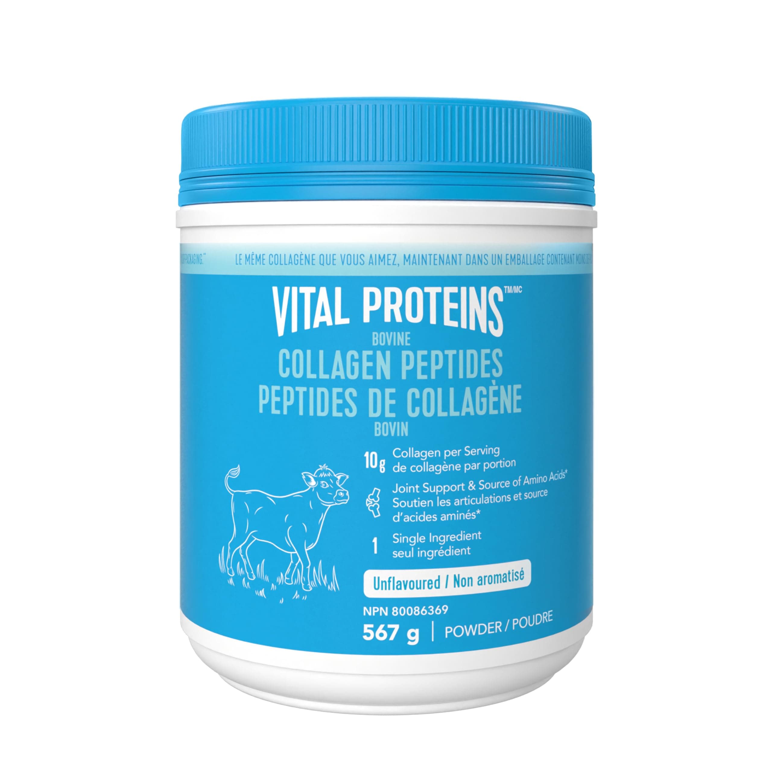 Unflavoured Collagen Peptides, 567 GR