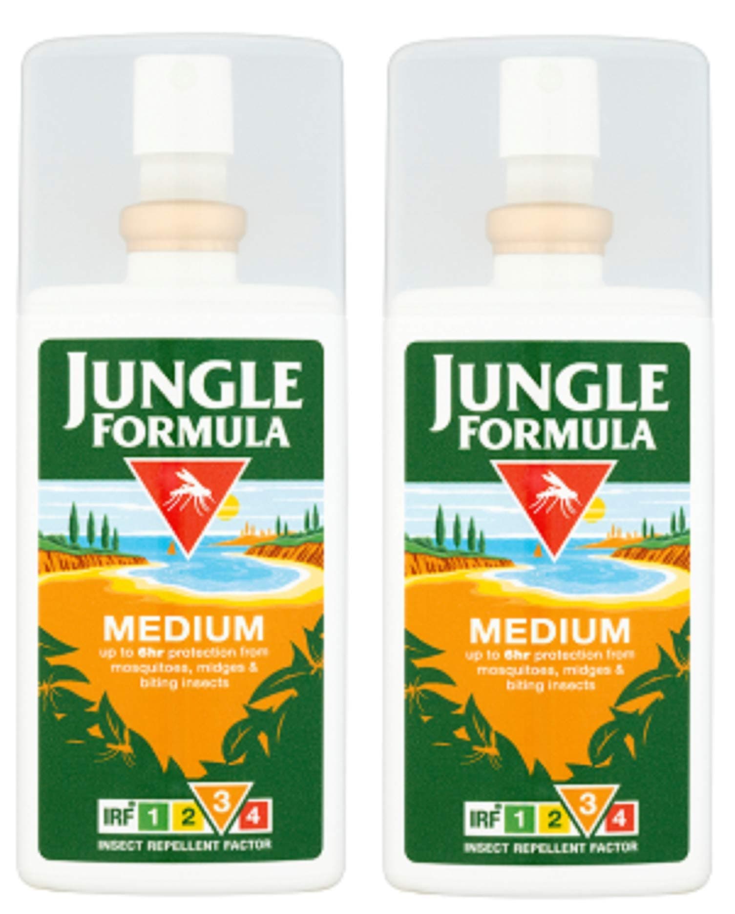 Jungle Formula Pump Insect Repellent Protection Factor 3 Medium 2X **Expires November 2019**