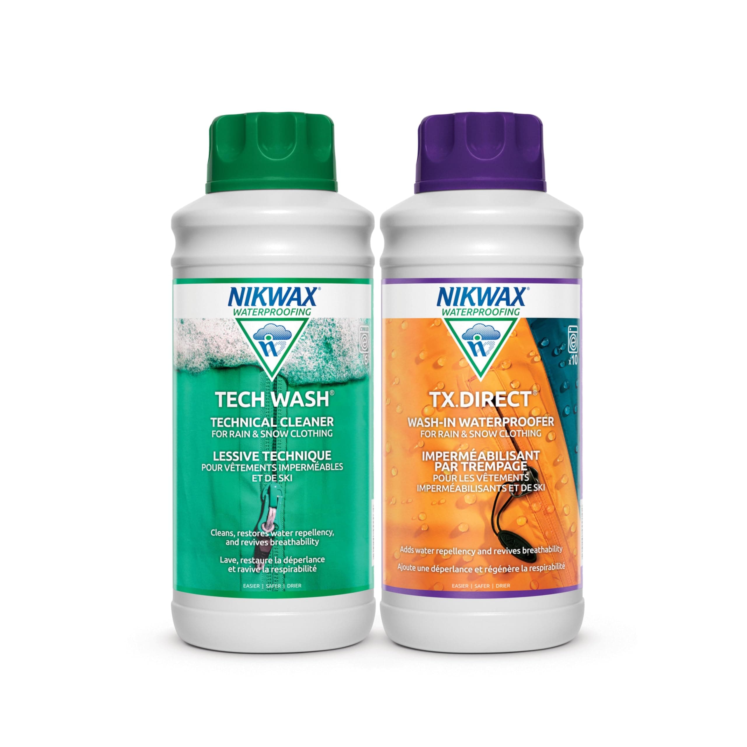 Nikwax Hardshell Cleaning & Waterproofing Duo-Pack