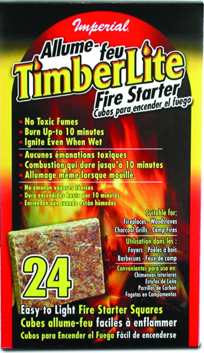 KK0312 Timberlite Fire Starter, 24 Squares, Brown