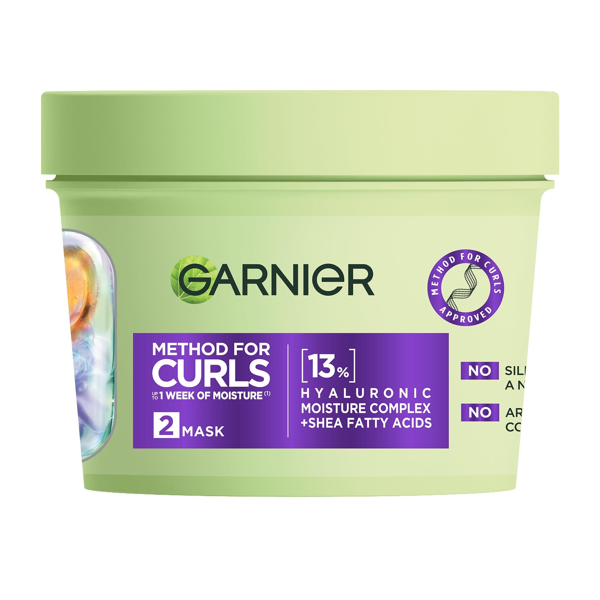 method deep care mask for curls, up to 7 days of moisture and curl definition. Designed, tested and approved on all curl types, including Type 4 curls and coils